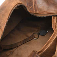GYM BUFF DUFFEL BAG | Cognac Leather - Image 3