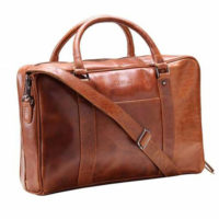 LAPTOP BAG | Cognac Leather - Image 4