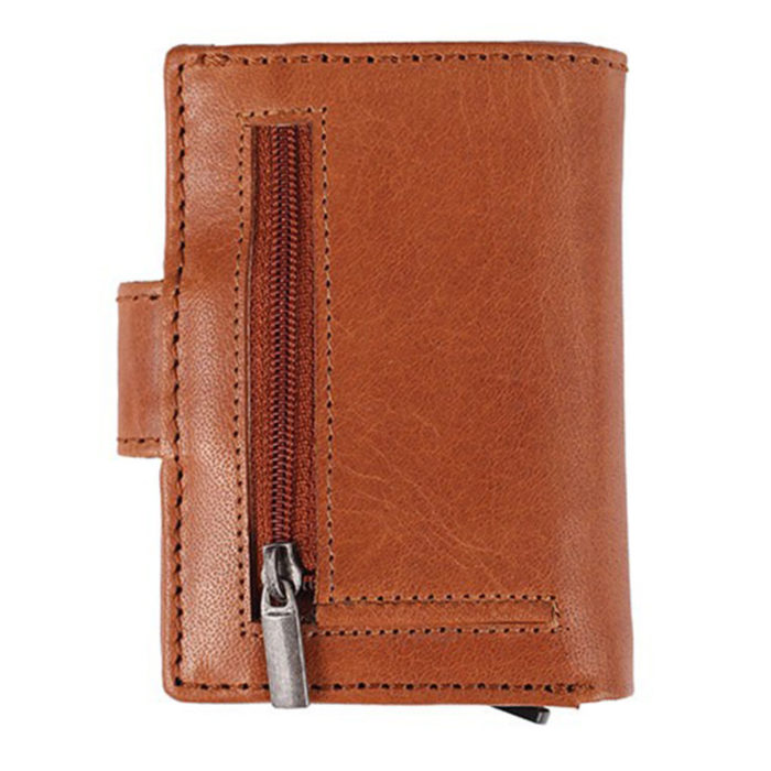 RFID | Leather Wallet Cognac - Image 3
