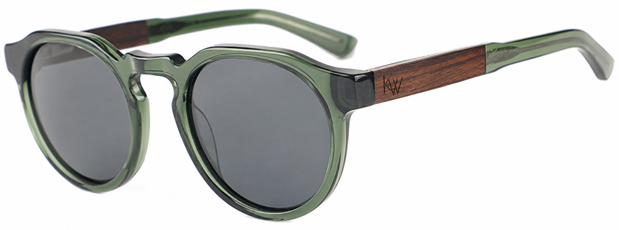 JAKARTA | Green Jasper Acetate Sunglasses - Image 2